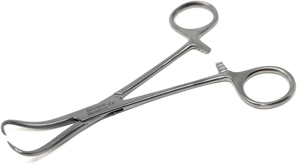 Backhaus Towel Clamps Forceps - Stainless Steel with Ratchet Handle for Firm Grip 5.25" Long Surgical Instruments