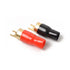Premium 0/1 Gauge Wire Connectors, Pack of 3 Pairs Gold Plated Spade Connector for Amplifier Wiring Kit