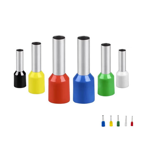 Black Wire Ferrule Connectors- 1000PCS 18AWG 1.0mm² Crimp Pin Cord End Terminals.