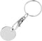 GANAZONO 1piece Trolley Tokens Key Quarter Keychain Holder Shopping Cart Coin Keyring