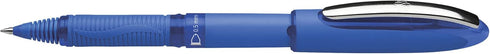 Schneider One Hybrid C Rollerball Pen - 0.5 mm Hybrid Conical Tip, Light Blue Barrel, Box of 10
