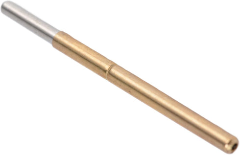 Spring Contact Probe, 100PCS Round Pogo Pins, Mini Size Stainless Steel Wire with Brass Plunger for Soldering