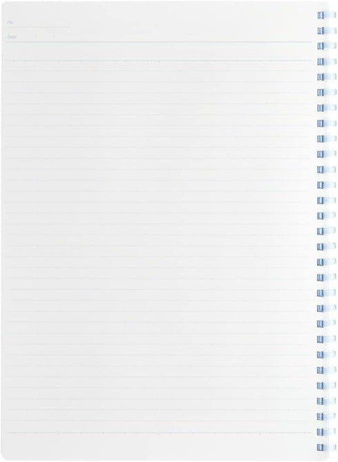 KOKUYO Campus Soft Ring Notebook, Semi-B5, 6mm Dot Ruled, 40 Sheets, Blue, Japan Import