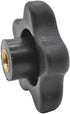 Big Horn 19709B-5PK 5 Star Thru Knob, 3/8 x 16 (5/PK)