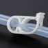 10Pcs White Plastic Tubing Clamps, 1/4" - 1/2" Adjustable Tube Clamp for Laboratory Pinch Valve Flow Control