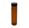 6-Pack 1 oz / 30 mL Amber Glass UV Resistant Sample Storage Vials with Black Phenolic Screw Caps