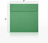 LUXPaper Square Invitation Envelopes, Peel & Press, 5" x 5", Holiday Green, 80lb. Text, 50 Qty
