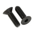M8-1.25 x 60mm Flat Head Socket Cap Screws, 10 PCS Countersunk Bolts, Alloy Steel Grade 10.9, Fully Threaded, Allen