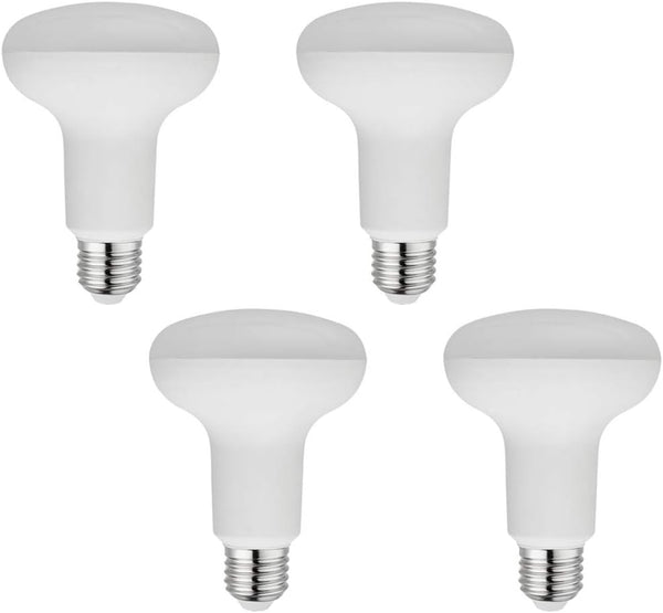 4 Pack BR25 LED Bulbs, 12W Flood Light, Non-Dimmable, 120 Watt Equivalent, 1200LM Daylight White