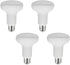 4 Pack BR25 LED Bulbs, 12W Flood Light, Non-Dimmable, 120 Watt Equivalent, 1200LM Daylight White