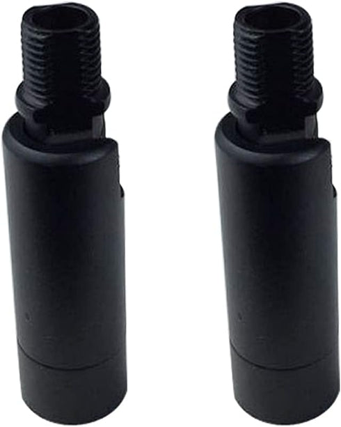 2 Pack Black Sloped Ceiling Adapter - Swivel for Pendant Light, Chandelier