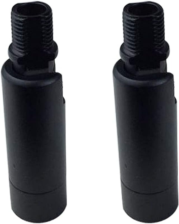 2 Pack Black Sloped Ceiling Adapter - Swivel for Pendant Light, Chandelier