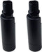 2 Pack Black Sloped Ceiling Adapter - Swivel for Pendant Light, Chandelier