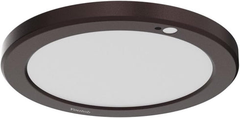 Youtob Motion Sensor Light LED Ceiling Light, 15W 1500lm Round Fixture with 30s/180s Timeout Adjustable 3 Colors