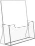 8.5 11 inches 2 Pack, Countertop NIUBEE Acrylic Brochure Holder x Clear Acrylic Literature Holder Plastic Flyer Display