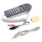 Telephone Phone Line Network Cable Tester, Butt Test Tool Set with Connectors