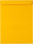LUXPaper Open End Envelopes 10 x 13 | Peel & Press | Sunflower Yellow | 80lb. Text | 50 Qty