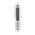 JGZUI Set 1/2 Inch Trimming 1/2" 1-1/2" Professional Extended Flush Trim Router Bits Shank, Extended Knife, Straight