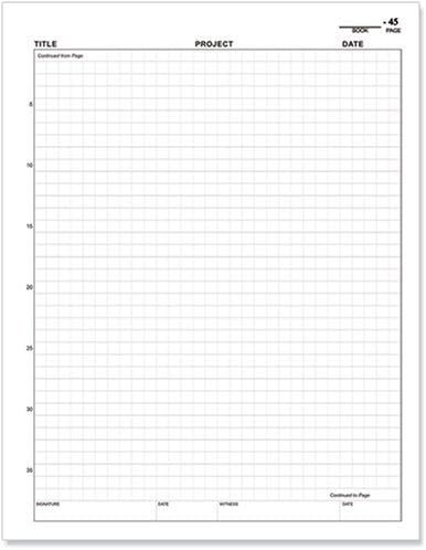 BookFactory Student Chemistry Carbonless Lab Notebook, 75 Sets, 8.5" x 11", 150 Sheets Total, Scientific Ruled Format