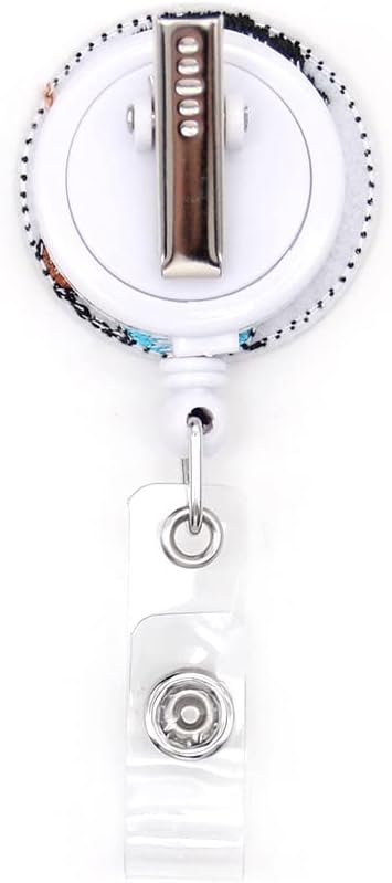 Black Nurse Power Badge Holder | Black Girl Magic Retractable Name Card Clip for Girl Power