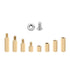 300pcs M2 Brass Standoff Kit - Hex Column Spacer Screw Assortment with Box