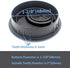 DGOL 5 pcs Metal Desk Grommet Cable Cord Wire Hole Cover Outlet Port, 1-7/8 inch (48mm) (MATT Black)