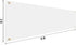Zonon Large Blank Banners and Signs Polyester Oxford Cloth Sublimation Banner for Indoor Outdoor DIY Signs (White, 2 x