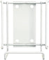 6.5 Inches, WIPESPLUS Wall Bracket Wipes Canister Holder with Screw and Tape Mounting Hardware for Supermarkets