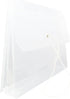 JAM PAPER Plastic Expansion Envelopes, Letter Booklet 9 3/4 x 13 with 2.5 Inch Expansion, Clear, 3/Pack