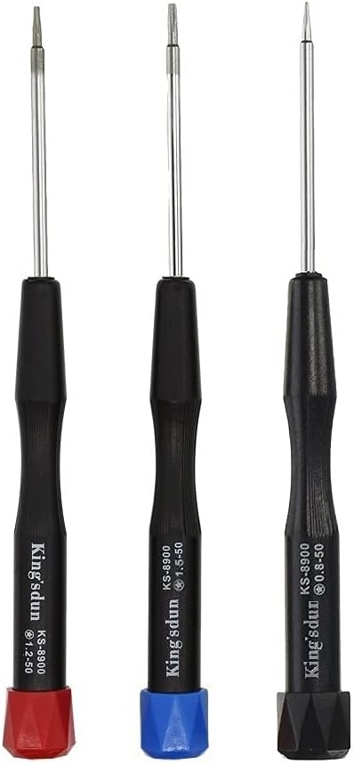 Set of 3 Pentalobe Screwdrivers, Uacen 5 Point Precision Screwdriver Set for Apple Repair