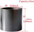 Gold Silver Copper Smelting Graphite Crucible Cup with Lid, Lab Supply (100X100MM)