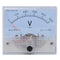 Square Analog Volt Pointer Needle Panel Meter, AC Pointer Voltmeter 0-500V Scale Range Voltage Test