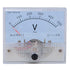 Square Analog Volt Pointer Needle Panel Meter, AC Pointer Voltmeter 0-500V Scale Range Voltage Test