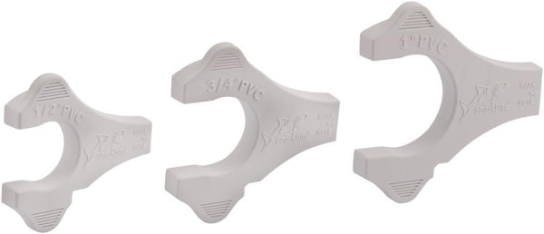 SharkBite 1/2, 3/4, 1 Inch PVC Disconnect Clip Set for Push to Connect Brass Plumbing Fittings, PVC IPS (Iron Pipe Size), UIP716A by SharkBite