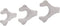SharkBite 1/2, 3/4, 1 Inch PVC Disconnect Clip Set for Push to Connect Brass Plumbing Fittings, PVC IPS (Iron Pipe Size), UIP716A by SharkBite