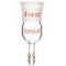 StonyLab Glass Straight Inlet Adapter with 19/22 Female Glass Joint and 8mm ID Hose Connection