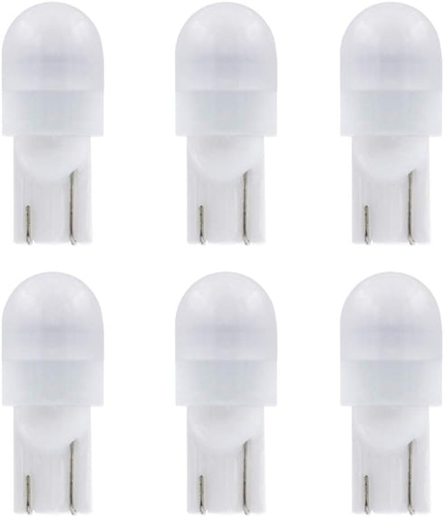 Cheopha T10 T5 Wedge Base LED Bulb: 12VDC Landscape Wedge Bulb, 6000k Cool White for Outdoor Path Step Deck Lights