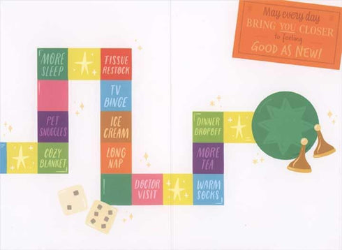 Pictura Get Well Game - Fun Board Game with Dice and Pieces