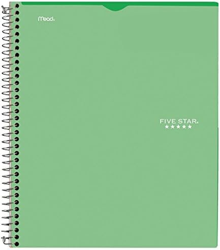 Five Star Interactive Notetaking Notebooks - 3 Pack, 1 Subject, College Ruled, 11" x 8.5", 100 Sheets, Customizable