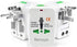 Worldwide Portable Universal Power Adapter, All in One International Travel Wall Charger for USA EU UK Outlets