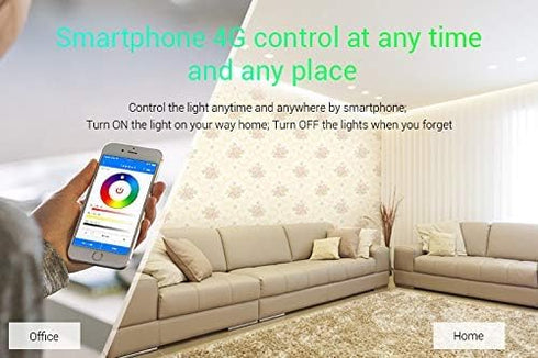 5in1 WB5 2.4GHz Dimming WR01RF WR02RF BTF-LIGHTING Tuya WiFi PWM LED Controller Compatible with Alexa/Google Home/Smart