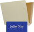 The File King Manilla End Tab File Folders with Prongs - Letter Size, Box of 50, Medical Chart File Folders