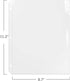 Lubudingjoy Plastic Sleeves for Recipe Binders 8.5 x 11, 50 Count, Top Loading Clear Page Protectors