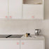 6 pcs Pink Clover Knobs, Four-Leaf Clover Handles for Cabinet, Dresser, Drawer Pulls, Door Knobs