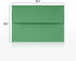 LUXPaper 4Bar A1 Invitation Envelopes | 50 Qty | Peel & Press | 3 5/8" x 5 1/8" | Holiday Green | 80lb. Text