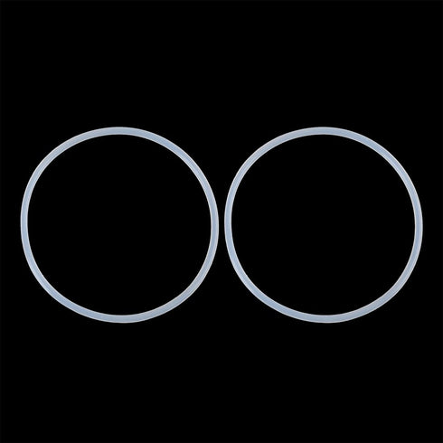 X AUTOHAUX Silicone O-Rings, 48.6mm OD 45mm ID 1.8mm Width VMQ Seal Gasket, White, Pack of 20
