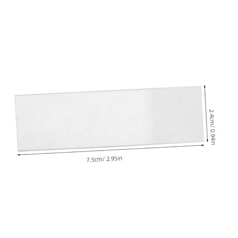 50Pcs Amosfun Microscope Glass Slides Kit Frosted for Observations Glass for Lab Experiments and Science Education