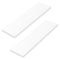 Gute HDPE Block White Plastic Sheet, High Density Polyethylene Rectangular Solid Tapping Block for DIY Projects (2 Pcs)