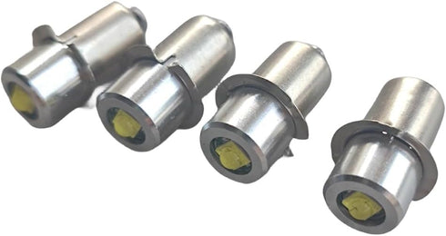 LED Flashlight Bulb Upgrade Replacement 3CD 4CD Cells 4.5V 6V 18V DC4-24V LED Conversion Kit (4Pack)