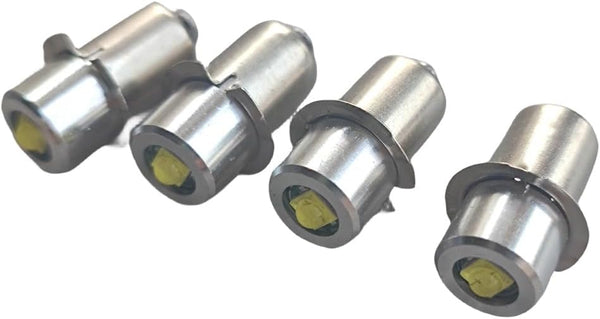 LED Flashlight Bulb Upgrade Replacement 3CD 4CD Cells 4.5V 6V 18V DC4-24V LED Conversion Kit (4Pack)